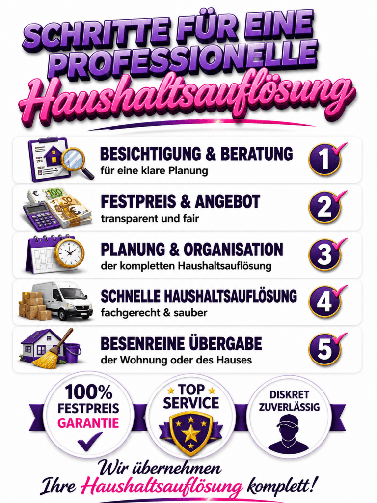 Haushaltsauflösung in Bremen durch Müller Umzugsservice & Entrümpelung – professionelles Team räumt Wohnung schnell und sauber